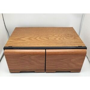 VTG Smart Cabinets 2 Drawer Holder Storage Cabinet Holds Cds Cassettes